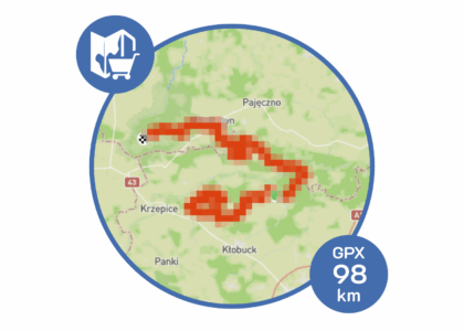 Łódzkie-Śląskie / Załęcze Wielkie - Opatów / 98km