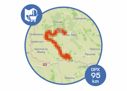 Świętokrzyskie / Ponidzie / Nowy Korczyn - Wełecz / 95km