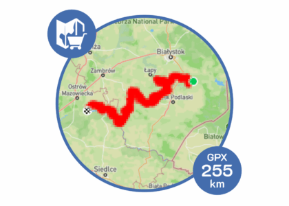 Mazowieckie-Podlaskie / Małkinia Górna - Trześcianka / 255km