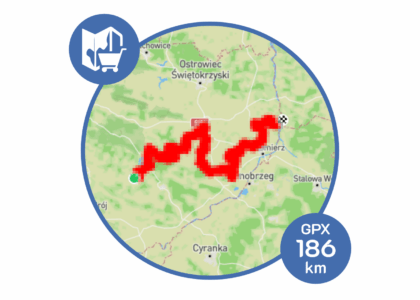 Świętokrzyskie / Zawichost - Ujazd - Szydłów / 186km
