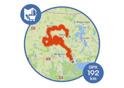 Warmińsko-Mazurskie / Gierłoż - Reszel - Mikołajki / 192km